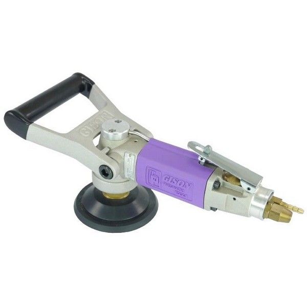 Air Wet Polisher,Sander for Stone (3600rpm, Rear Exhaust, Safety Lever